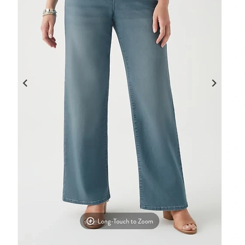 J Jill Pure Jill Wide Leg Jeans M NWT - Picture 9 of 13